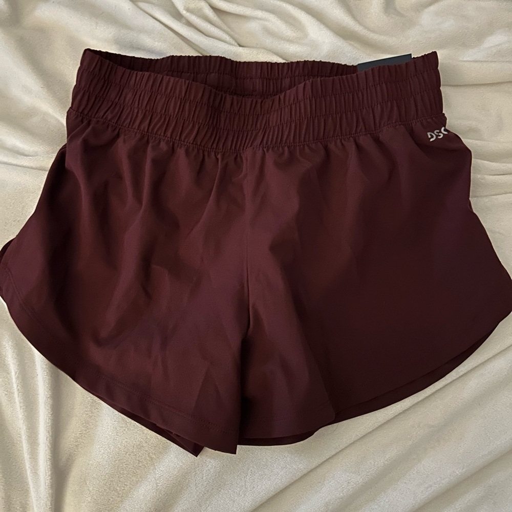 DSG Women's Dark Red Athletic Shorts